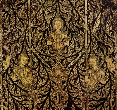 Detail of a cabinet by Thai School